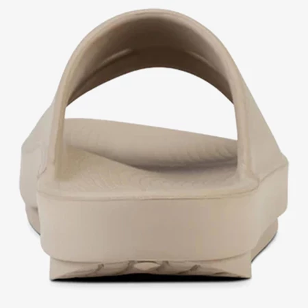 Oofos OOahh Slides in Beige