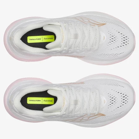 Saucony Ride 19 in White/Silk