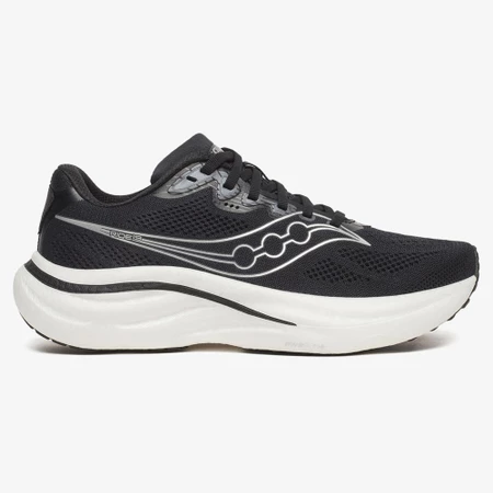 Saucony Ride 19 in Black/Silver