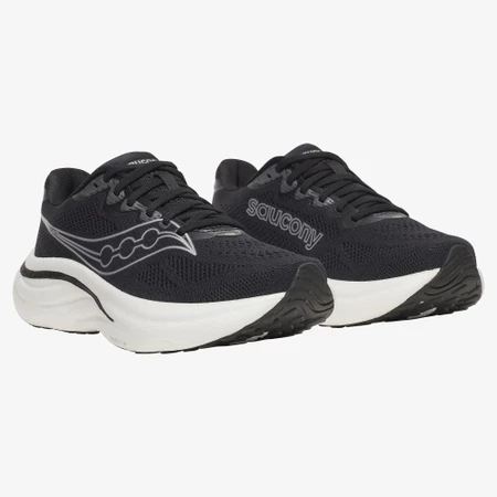 Saucony Ride 19 in Black/Silver