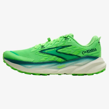 Brooks Cascadia 19 in Lime Green