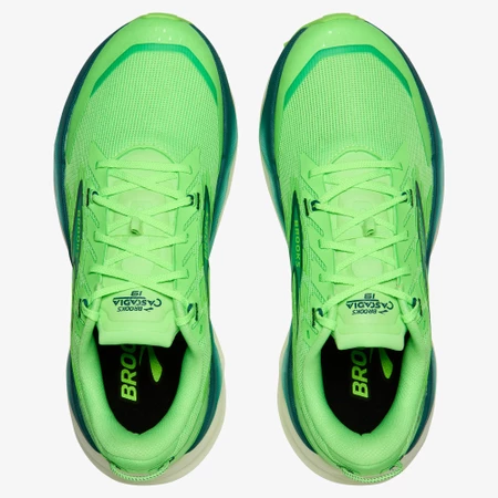 Brooks Cascadia 19 in Lime Green