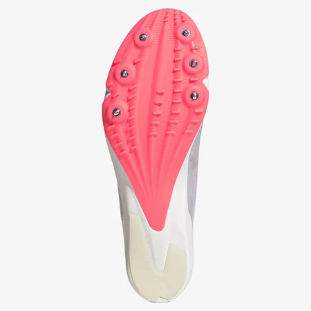 Adidas Distancestar  in White/Solar Turbo