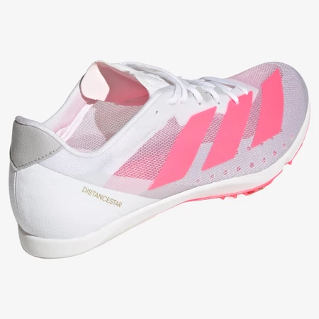 Adidas Distancestar  in White/Solar Turbo