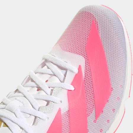Adidas Distancestar  in White/Solar Turbo