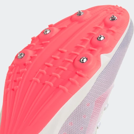 Adidas Distancestar  in White/Solar Turbo