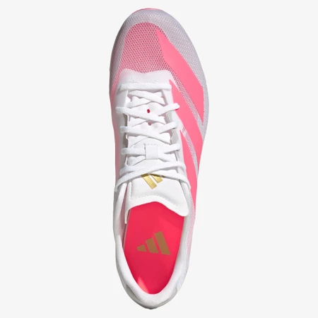 Adidas Distancestar  in White/Solar Turbo