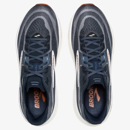 Brooks Ghost 18 in Navy/Red