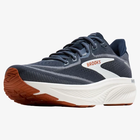 Brooks Ghost 18 in Navy/Red