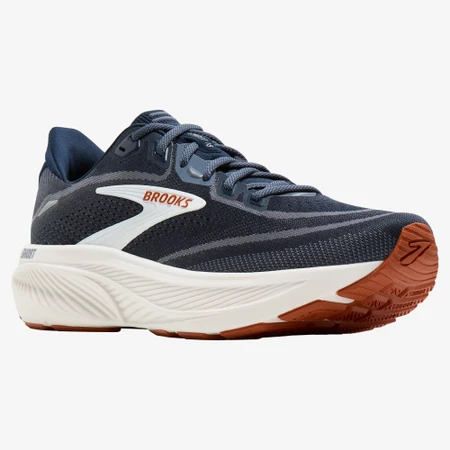 Brooks Ghost 18 in Navy/Red