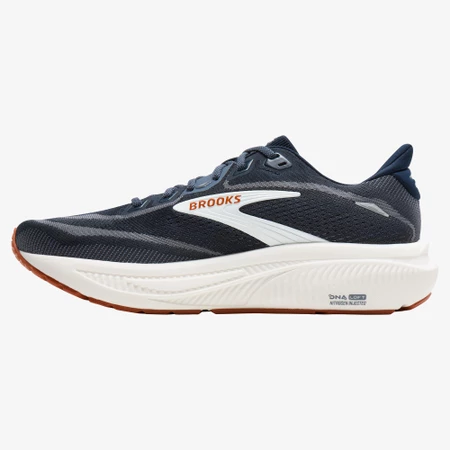 Brooks Ghost 18 in Navy/Red