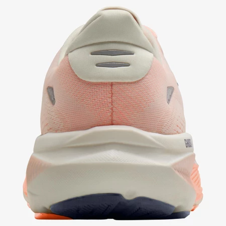 Brooks Ghost 18 D Wide in White/Peach