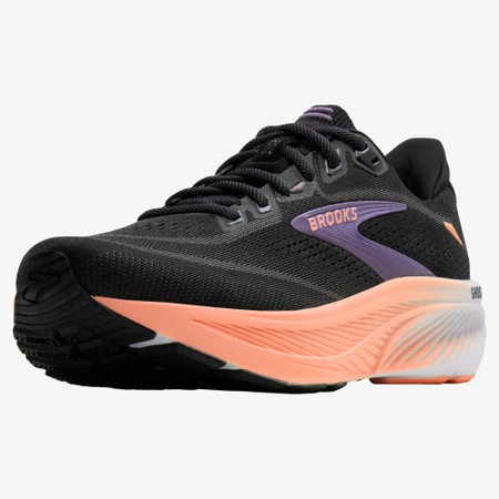 Brooks Ghost 18 in Black/Peach
