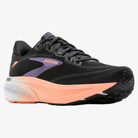 Brooks Ghost 18 in Black/Peach