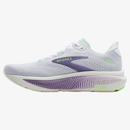 Brooks Ghost 18 in White/Purple