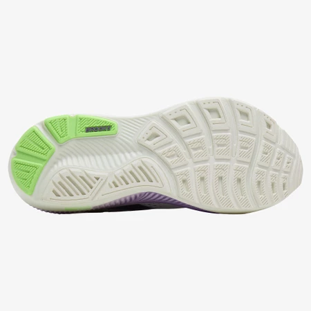 Brooks Ghost 18 in White/Purple