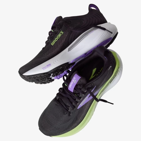 Brooks Adrenaline GTS 25 in Black Pearl/Purple