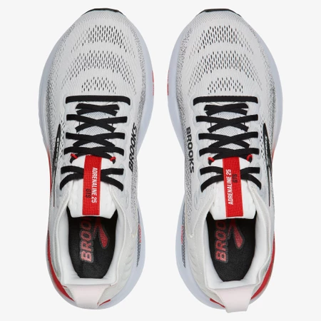 Brooks Adrenaline GTS 25 in White/Red