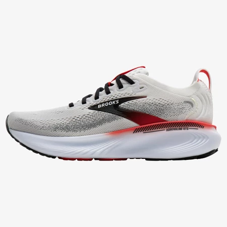 Brooks Adrenaline GTS 25 in White/Red