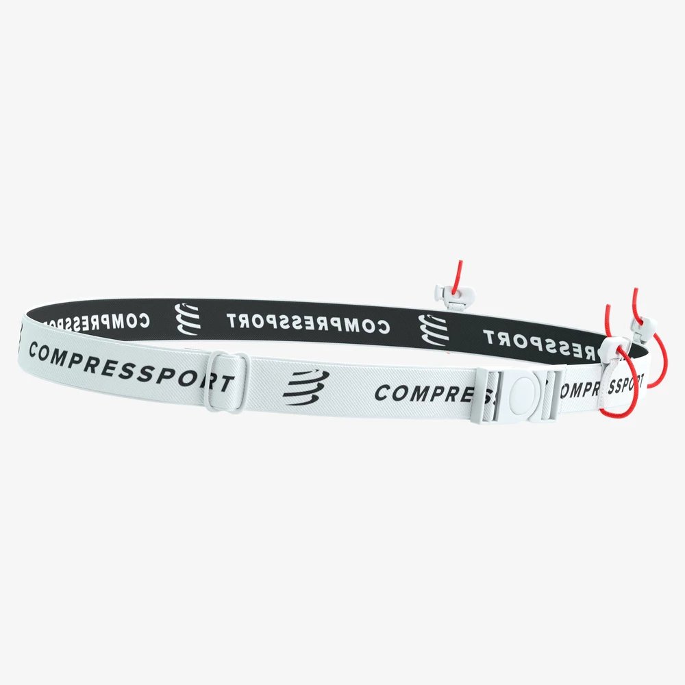 Compressport Race Belt in White