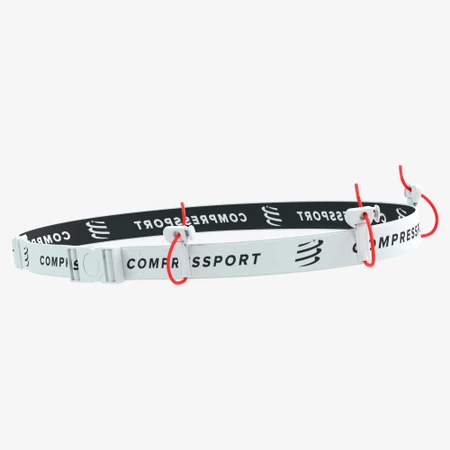 Compressport Race Belt in White