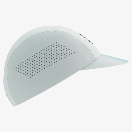 Compressport Pro Racing Cap in White/Blue/Green