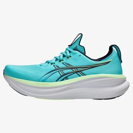 Asics Gel Nimbus 28 in Blue/Yellow