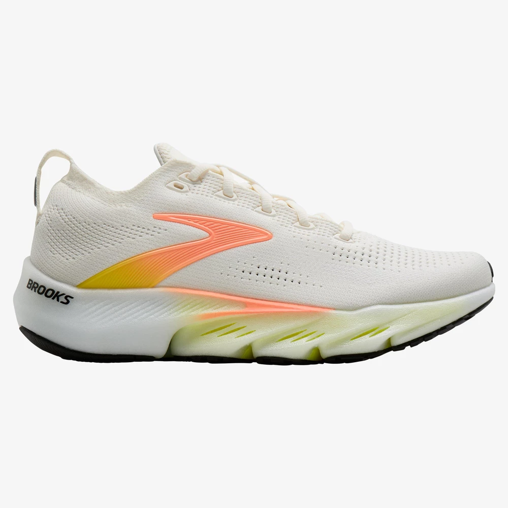 Brooks Glycerin Flex in White/Peach