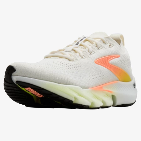 Brooks Glycerin Flex in White/Peach