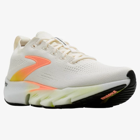 Brooks Glycerin Flex in White/Peach