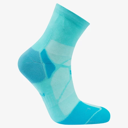 Hilly Marathon Fresh Minimum Cushioning Anklet Socks in Larimar
