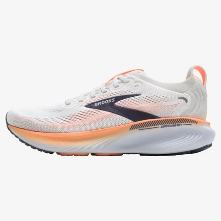 Brooks Adrenaline GTS 25 in Oyster/Peach