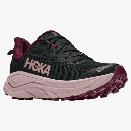 Hoka Challenger 8 in Black/Pink