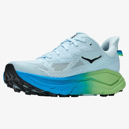 Hoka Challenger 8 Wide in Glimmering Blue
