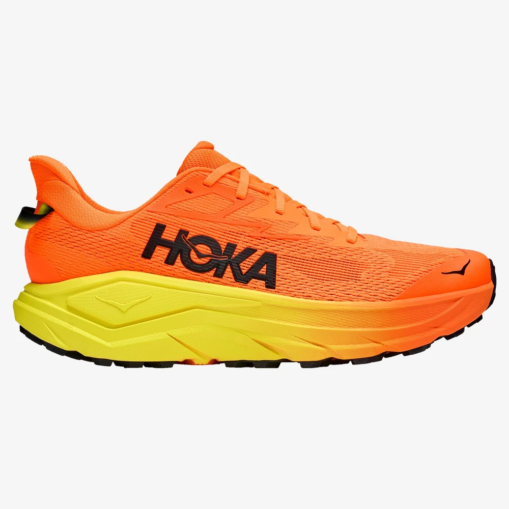 Hoka Challenger 8 Wide in Tangerine/Citrus