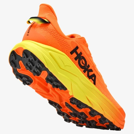Hoka Challenger 8 Wide in Tangerine/Citrus