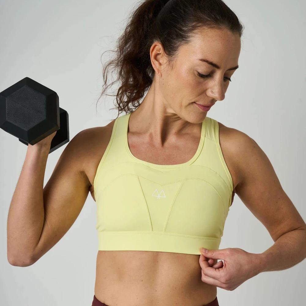 Maaree Empower Sports Bra in Lemon