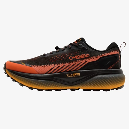 Brooks Cascadia 20 in Black/Orange