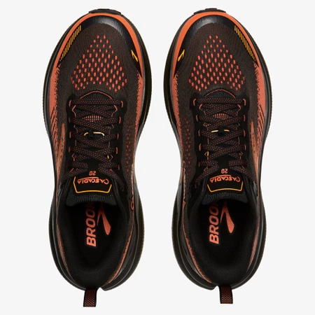 Brooks Cascadia 20 in Black/Orange