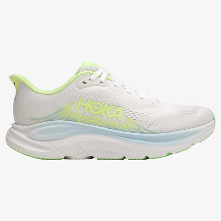 Hoka Clifton 11 in Frost/Neon Yuzu