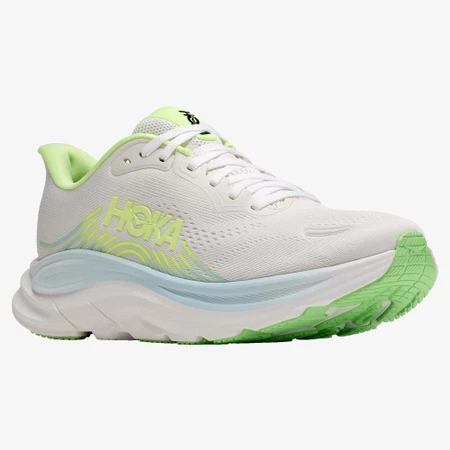 Hoka Clifton 11 in Frost/Neon Yuzu