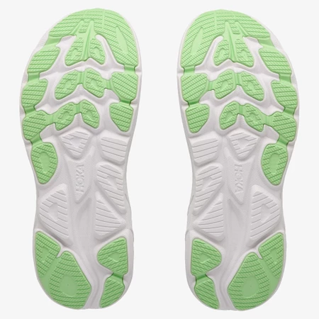 Hoka Clifton 11 in Frost/Neon Yuzu