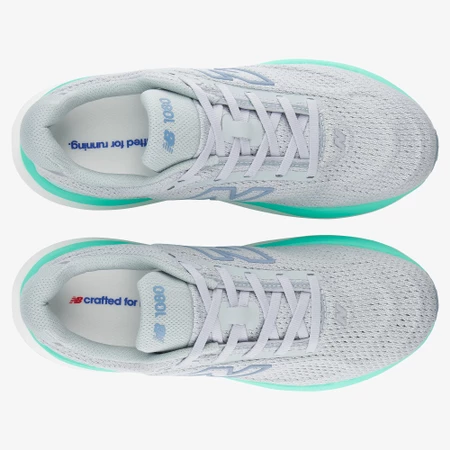 New Balance 1080v15 D Wide in Light Zinc/Blue