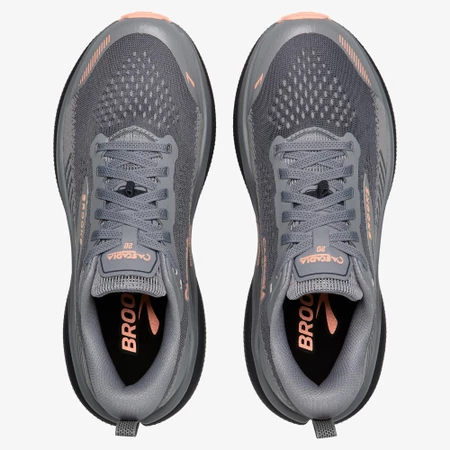 Brooks Cascadia 20 in Grey/Peach