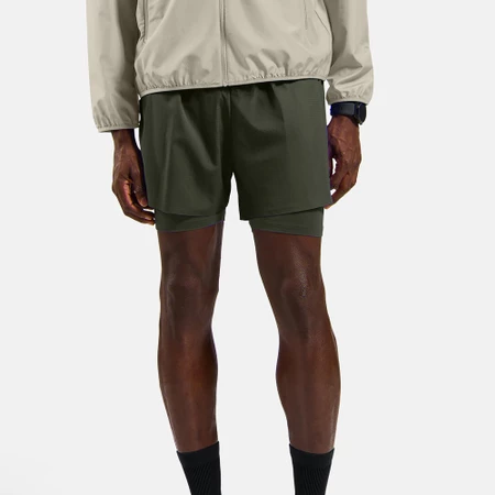 Odlo Zeroweight 5in 2-in-1 Shorts in Deep Depths