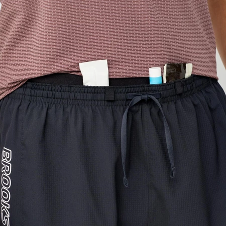 Brooks Cascadia 2-in-1 Shorts in Black