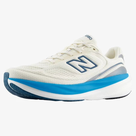 New Balance 1080v15 2E Wide in White/Blue