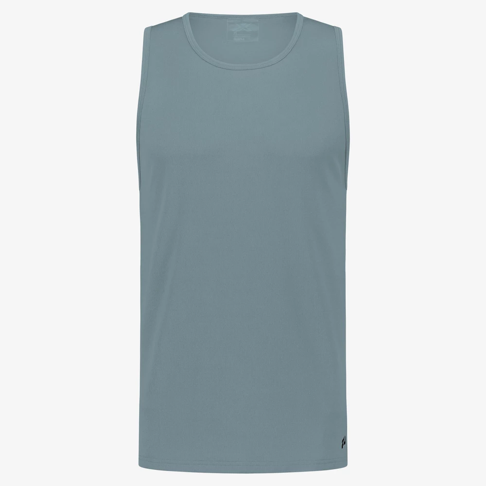 2XU Aero Mesh Tank in Smoke Blue