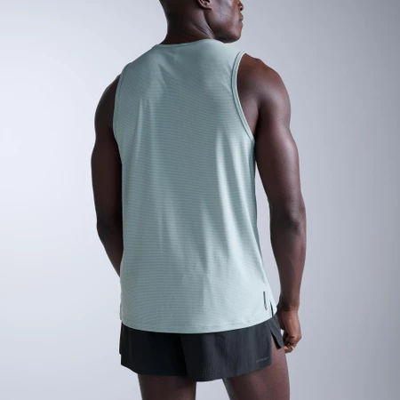 2XU Aero Mesh Tank in Smoke Blue