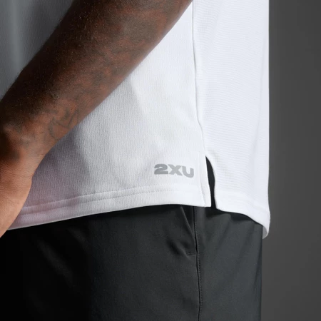 2XU Aero Mesh Tee in White